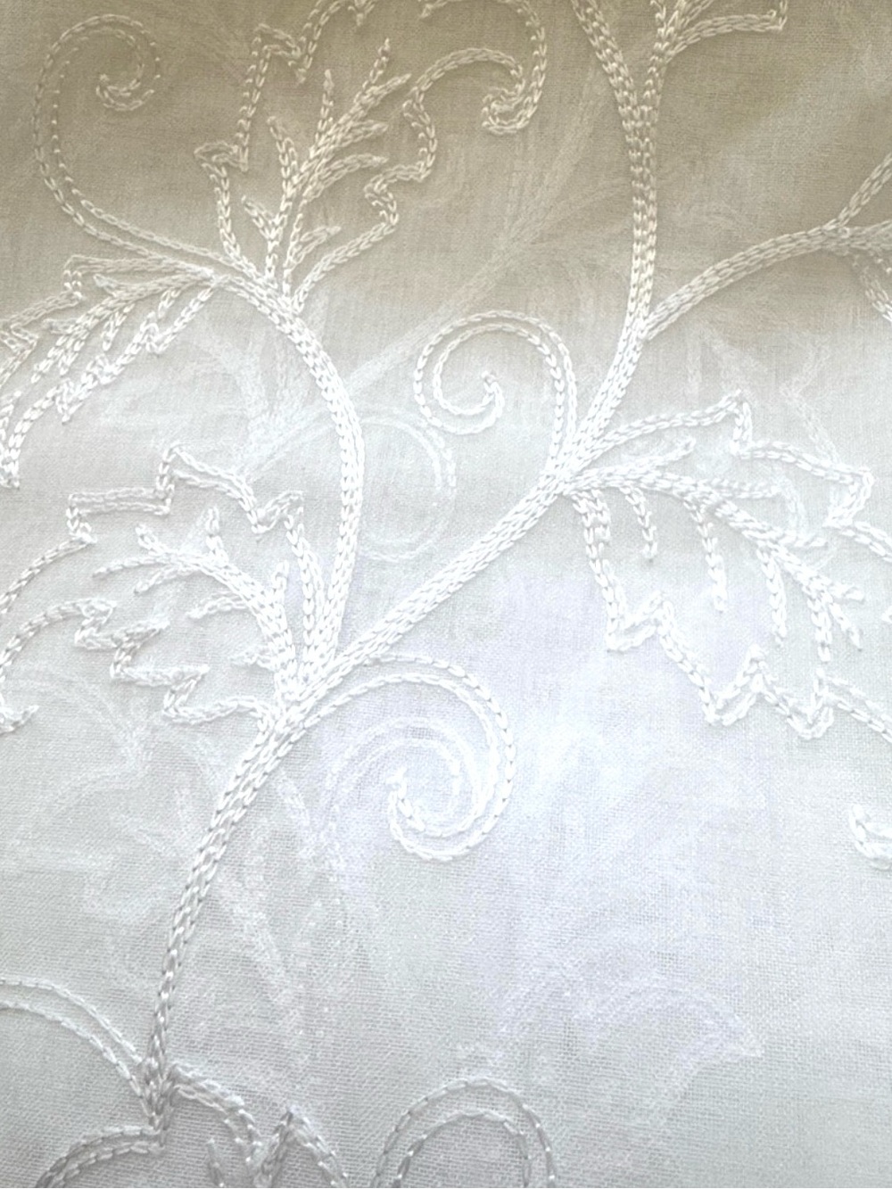 FLORA Collection Set Of Four Embroidery Panels - Extra Long - 37"x96" - Peyton - Picture 4 of 11
